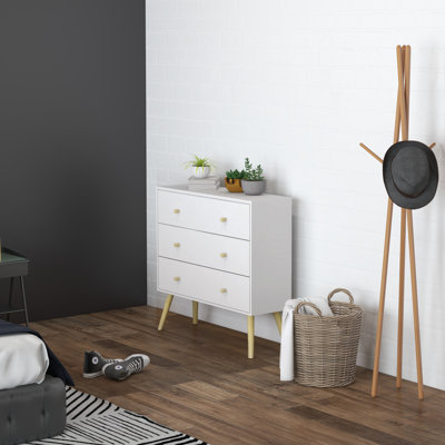 Timpson 80cm W 3 - Drawer Chest of Drawers