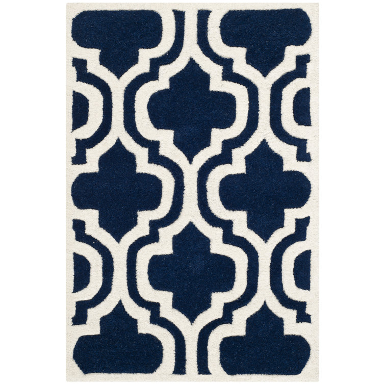 Carolene Hand Tufted Wool Geometric Rug