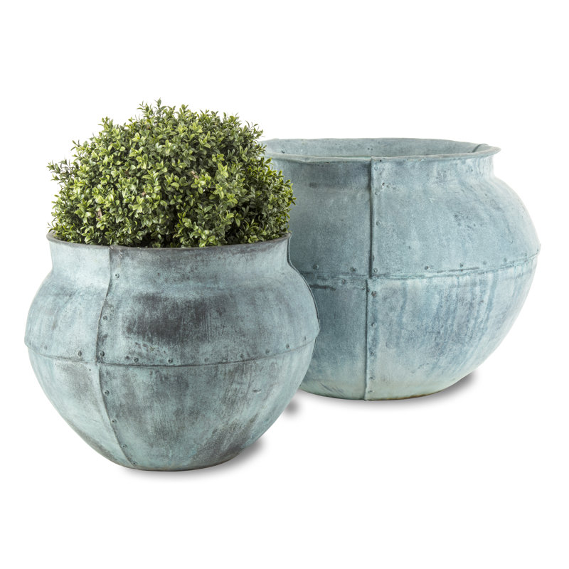 Braxton Fiberglass Planter, Small