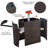 2 - Person Metal Patio Dining Set with Square Table , Cushions Included
