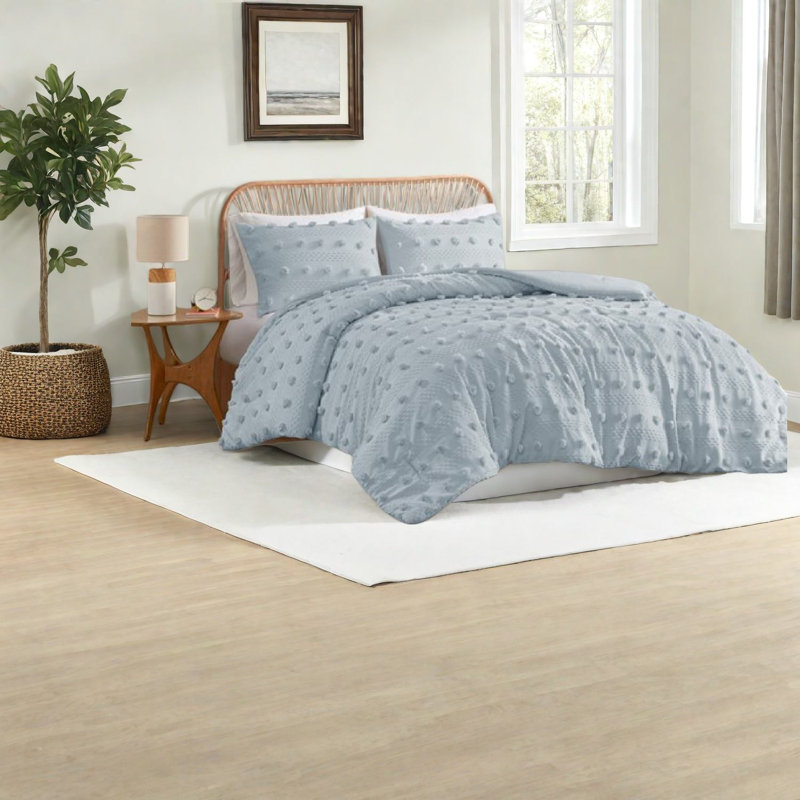 Ensembles de literie confortables, édredon en polyester avec motif jacquard pour la maison