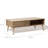 Kristepher 46.9'' W Mid-Century Modern Coffee Table with Sliding Door