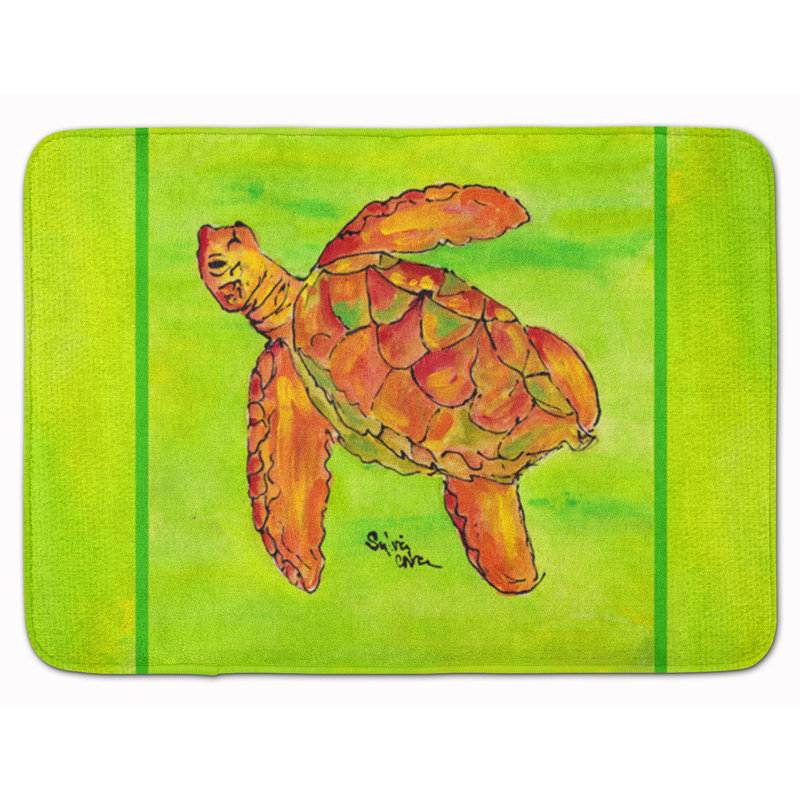 Tapis pour salle de bain en mousse à mémoire tortue