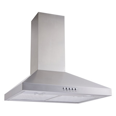 Hotte murale convertible 36 pouces 400 CFM en acier inoxydable avec filtre inclus