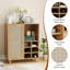Armoire d'appoint en rotin avec tablettes réglables-951534707