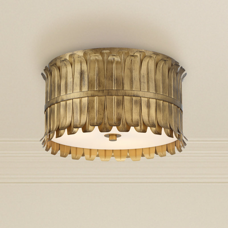 Hunter Valdaz 3 Light Flush Mount Ceiling Light Fixture