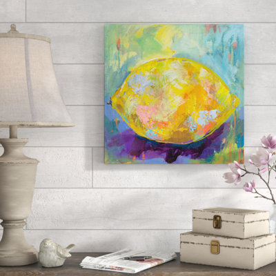 « Lemon » par Jeanette Vertentes, reproduction d’art sur toile