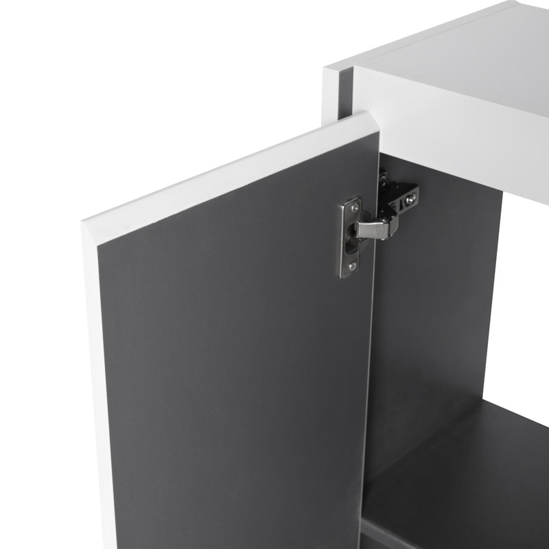 12" Bathroom Side Cabinet,Soft Close Doors,Float Mounting Design,(KD-Packing)