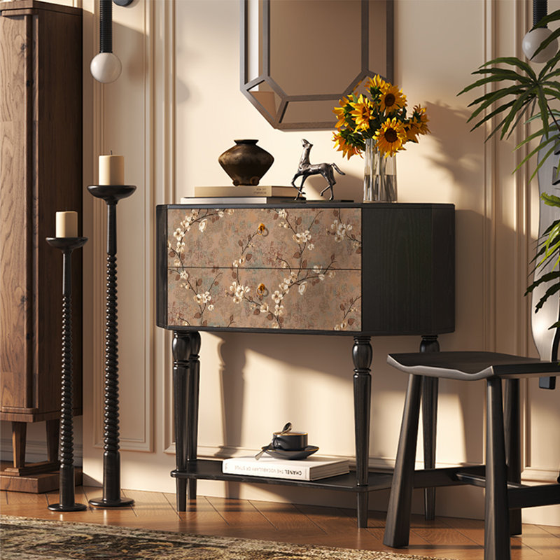 Retro Minimalist Art Console Table