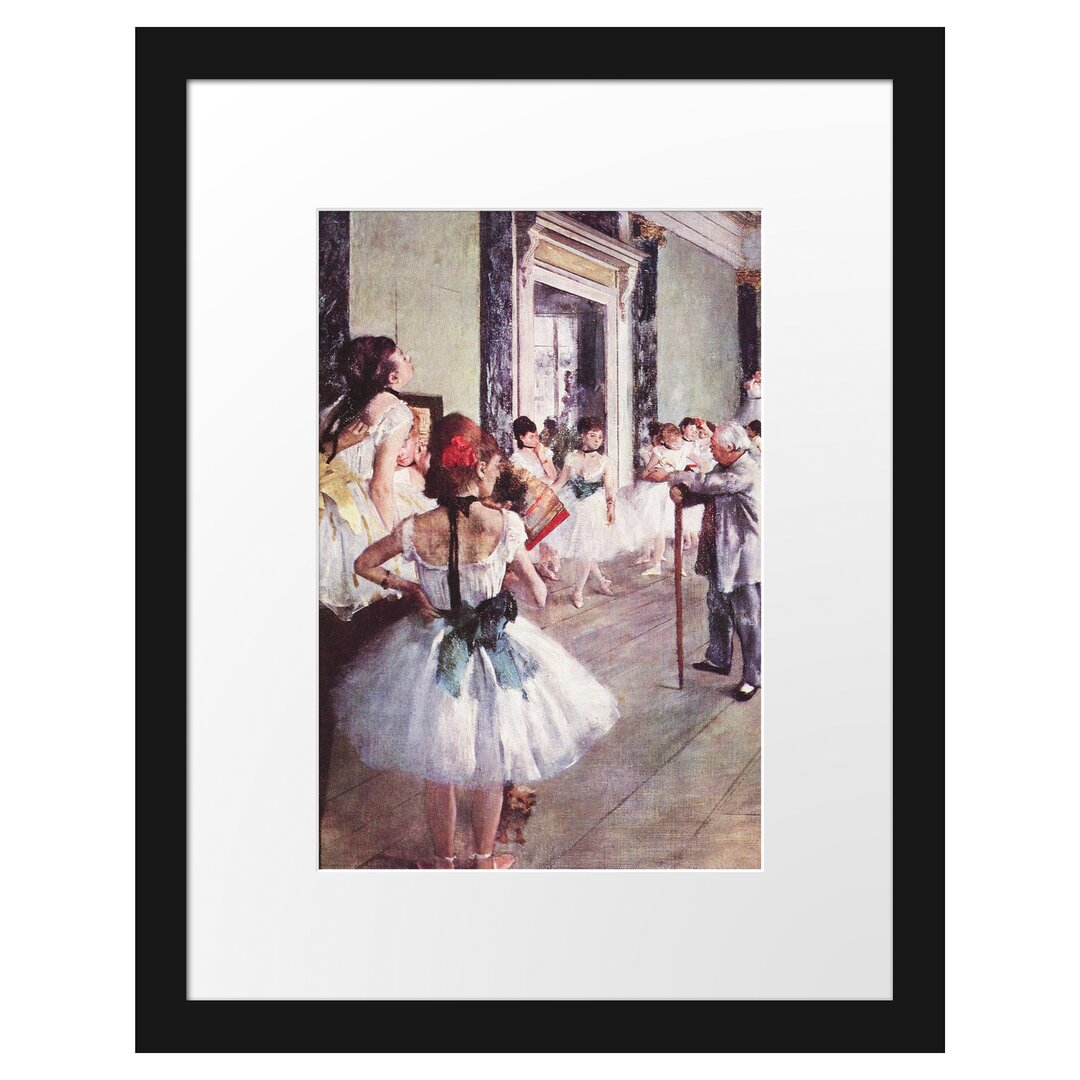 Gerahmter Kunstdruck The Ballet Lesson von Edgar Degas