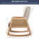 Laussat Rocking Chair 25.2'' W Solid Wood Frame
