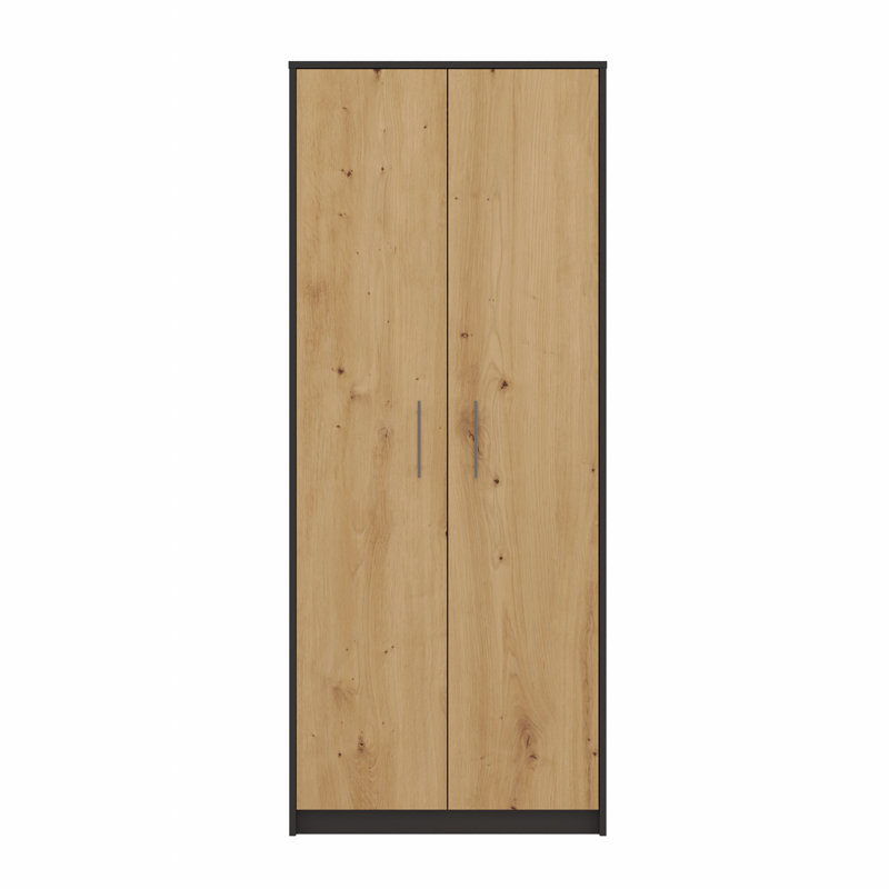Jahmeek 180cm H x 74cm W Bookcase, Brown