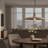 1 Light Pendant With White Shade, Hardware Finish-1472920414
