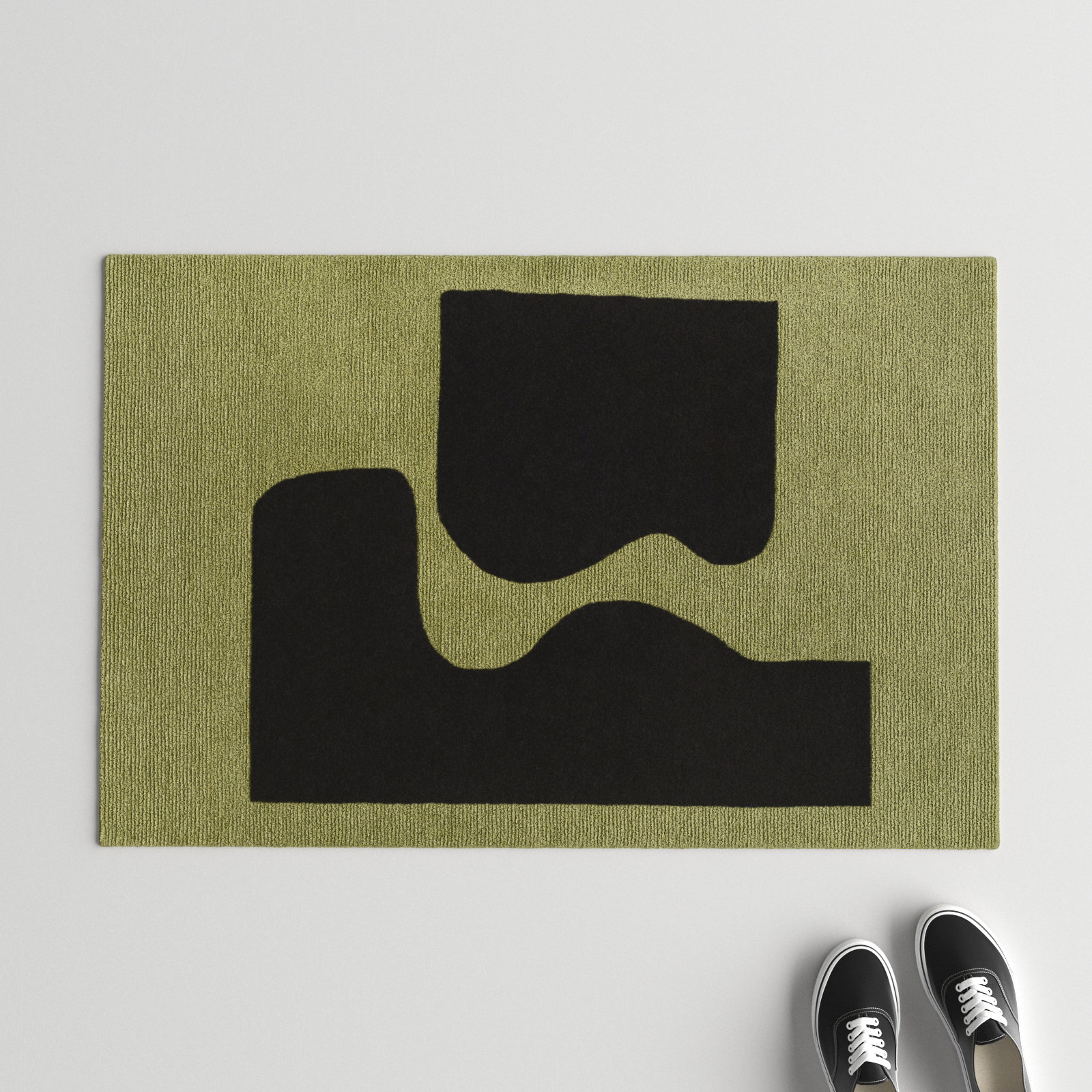 Jason Wu Hand-Woven Abstract Saguaro Rug, Rectangle 2' x 3'