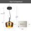 Luminaire suspendu pour îlot de cuisine 1 lumière Justyce
