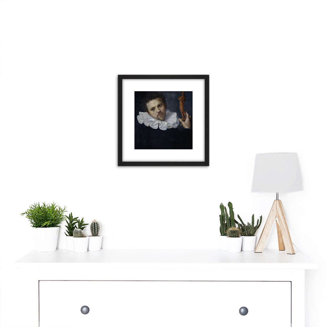 Portrait Paul Van Vianen by Cornelis Ketel - Single Picture Frame Painting
