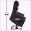 Fauteuil inclinable Power Lift avec double moteur et massage thermique-147300633