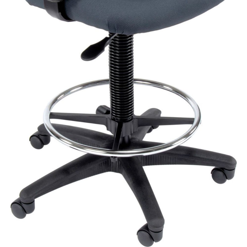 Tabouret de laboratoire à hauteur ajustable, gris