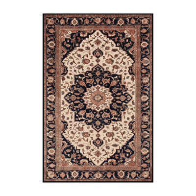 Tapis brun lavable à la machine