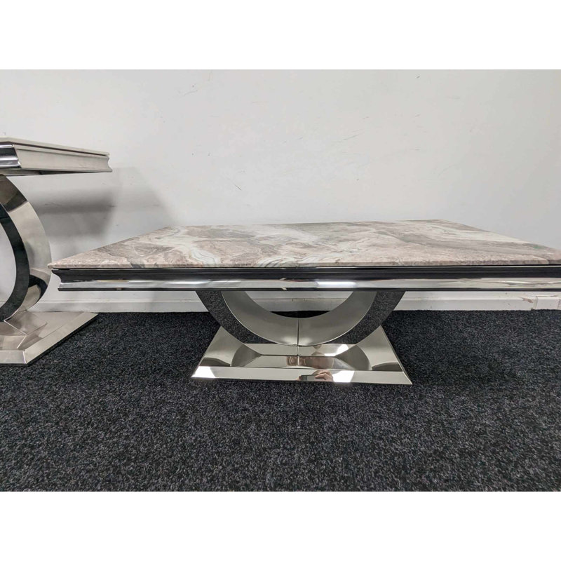 Chantiel Pedestal Coffee Table