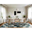 Machine Washable Checkered Beige Area Rug-1438931652