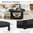 Rustic 2 Tier 31 inch Round Coffee Table  Center Table For Living Room-1579515273