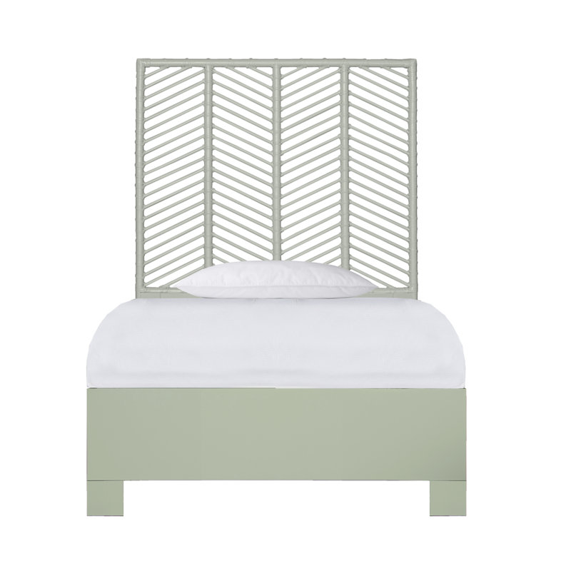 Liam Collection Bed, Twin XL, Pool Blue