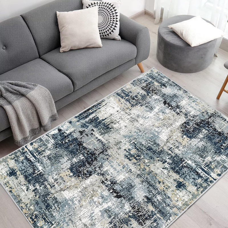 Tapis intérieur / extérieur rectangulaire avec envers antidérapant Rhinehart, Rectangle 4 pi x 6 pi