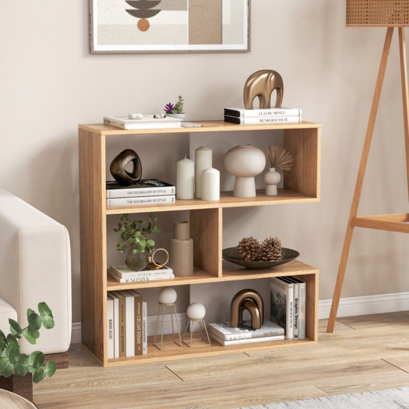Bibliothèque concave à 3 tablettes avec dispositif anti-bourrage pour bureau d'étude