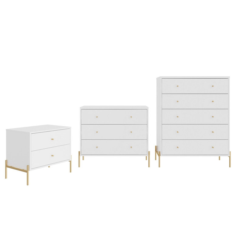 Piece Bedroom Set, White