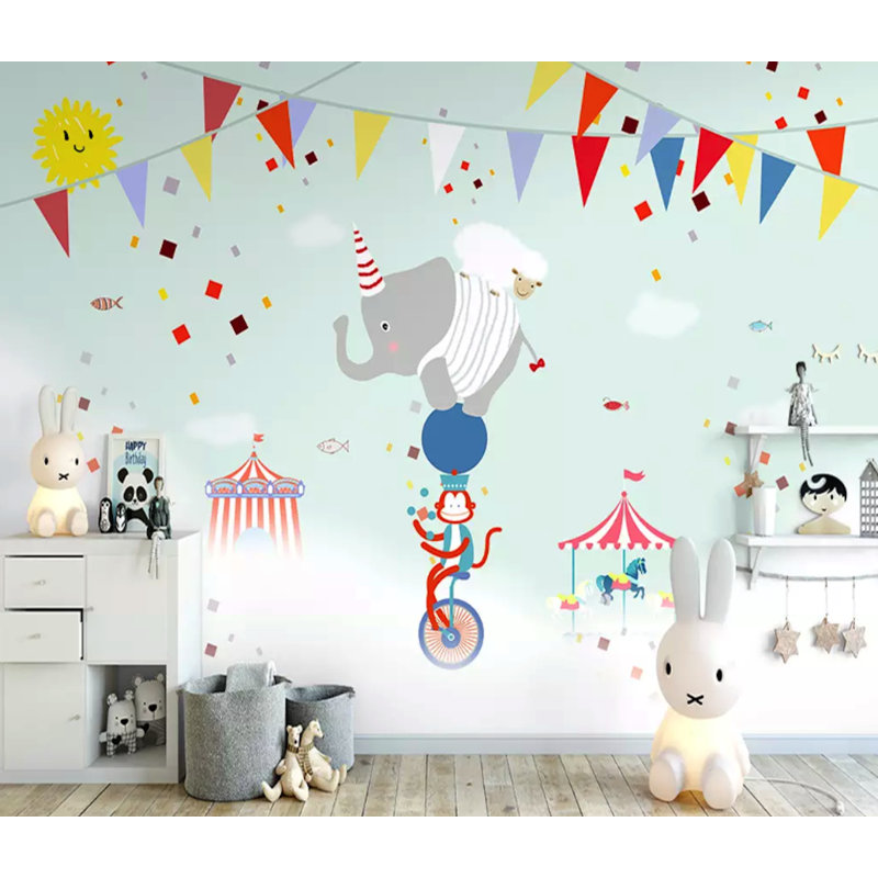 Papier peint amovible pour enfants, L 9 po x l 15 po