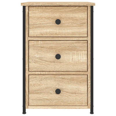 Caulkins 40cm W Iron Bedside Table