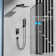 12 Inch Shower Faucet Set With Push-Button