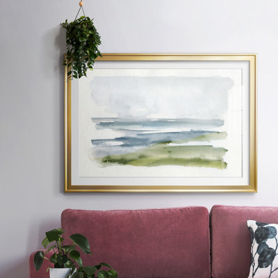 Coastline Splash I-FramedFramed Print W Beveled Matt and Glass
