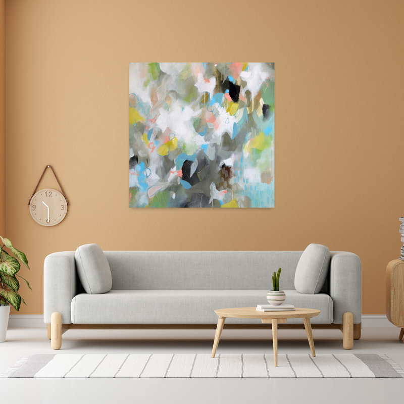 «The Evolving Insight», art contemporain abstrait, H 48 po x l 48 po