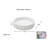 Wave 7 pc bathroom accessory set