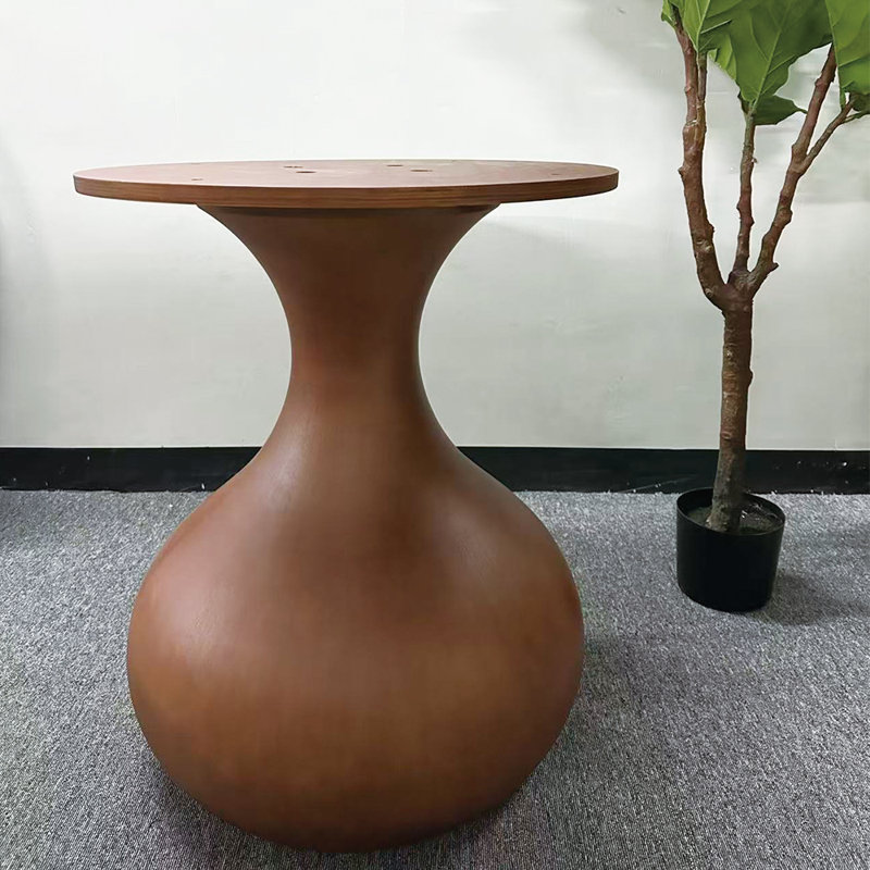 Base de table - Piédestal en bois massif massif - Vis incluses