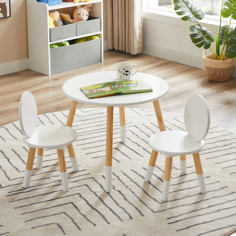 Round Table Portable Plastic Dining Card Table And Chair Set
