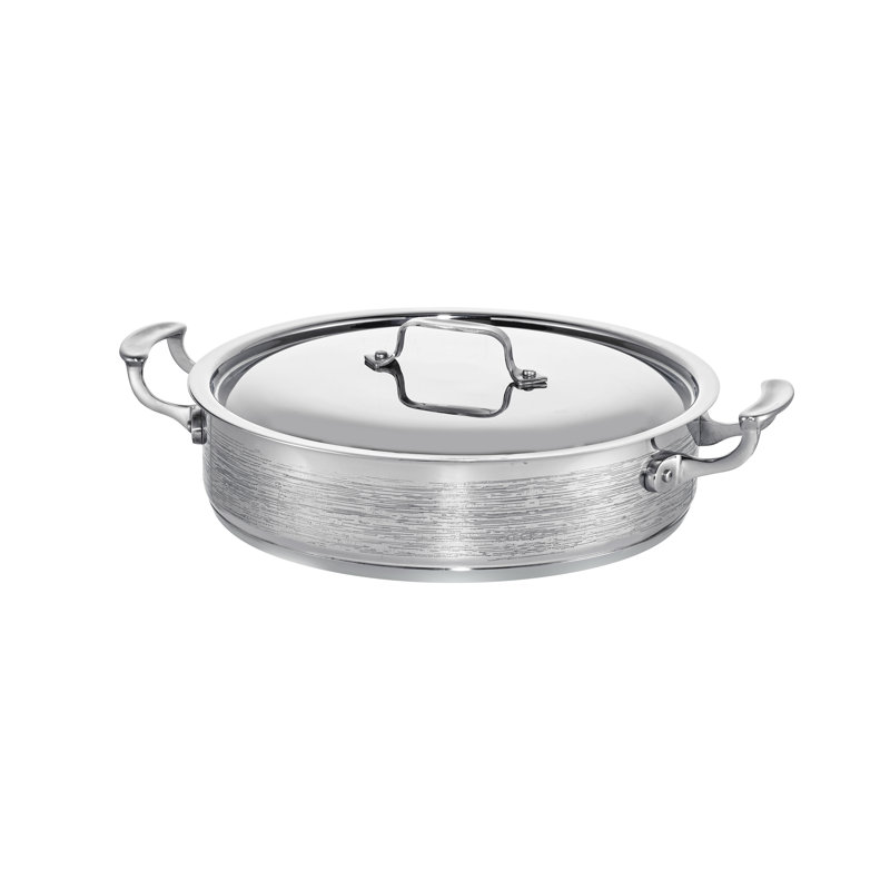 Marmite en acier inoxydable avec couvercle Bon Chef Cucina, 6 pte