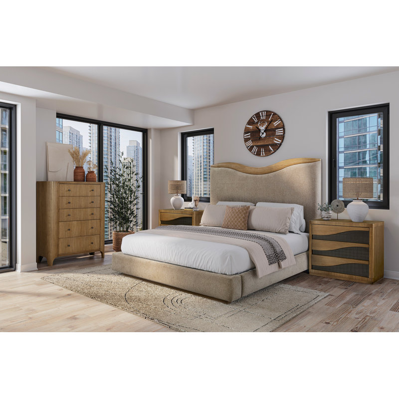 Upholstered Queen Bed, Queen