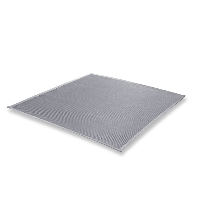 Tapis carré gris clair Carpen, Rectangle 4 pi 11 po x 4 pi 7 po