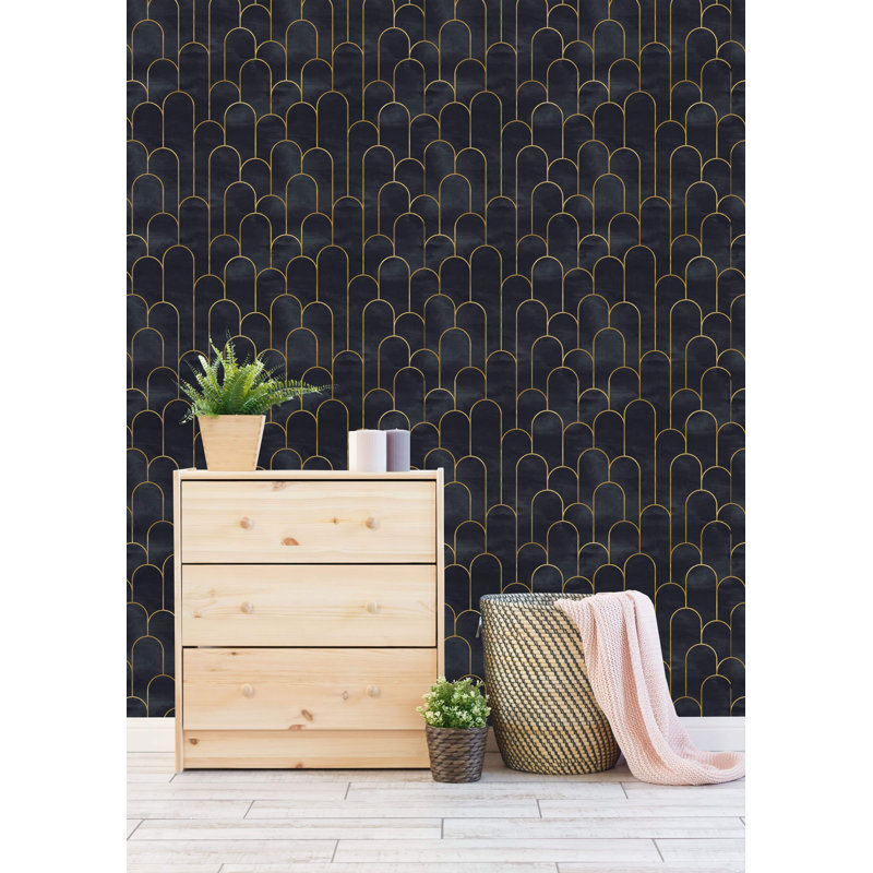 Rouleau de papier peint Laurena, L 10,42 po x l 25 po