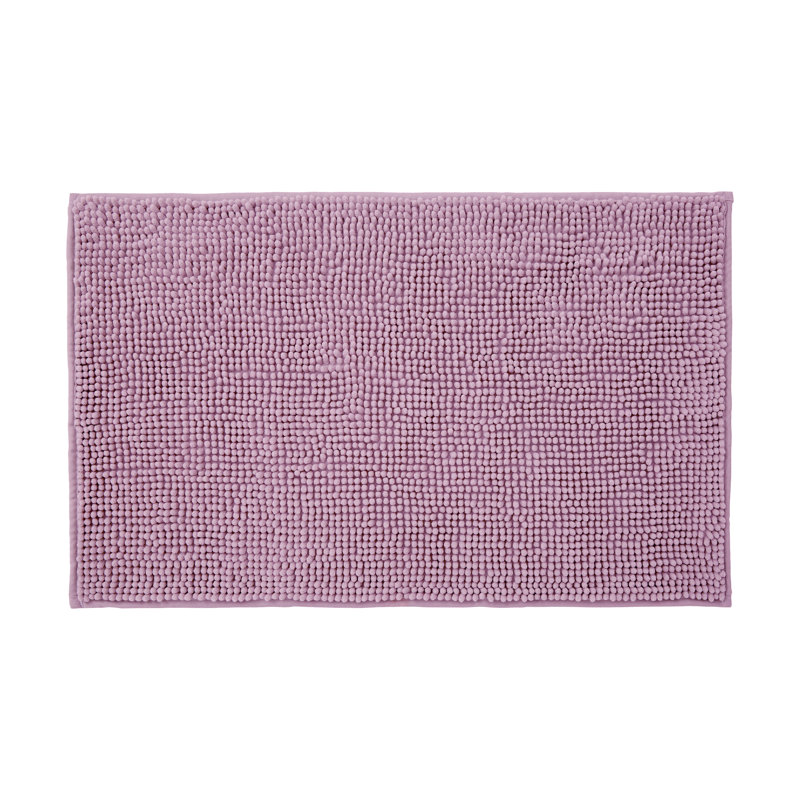 Centreville Rectangle Bath Mat, Heather, 90cm L x 60cm W