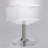 Acrylic Side Table with Stainless Steel Base, C Shaped End Table for Sofa