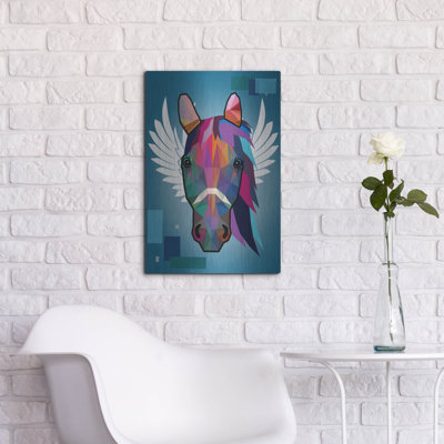 Art mural en métal «Wpap Horse 2» par Mark Ashkenazi, Winston Porter
