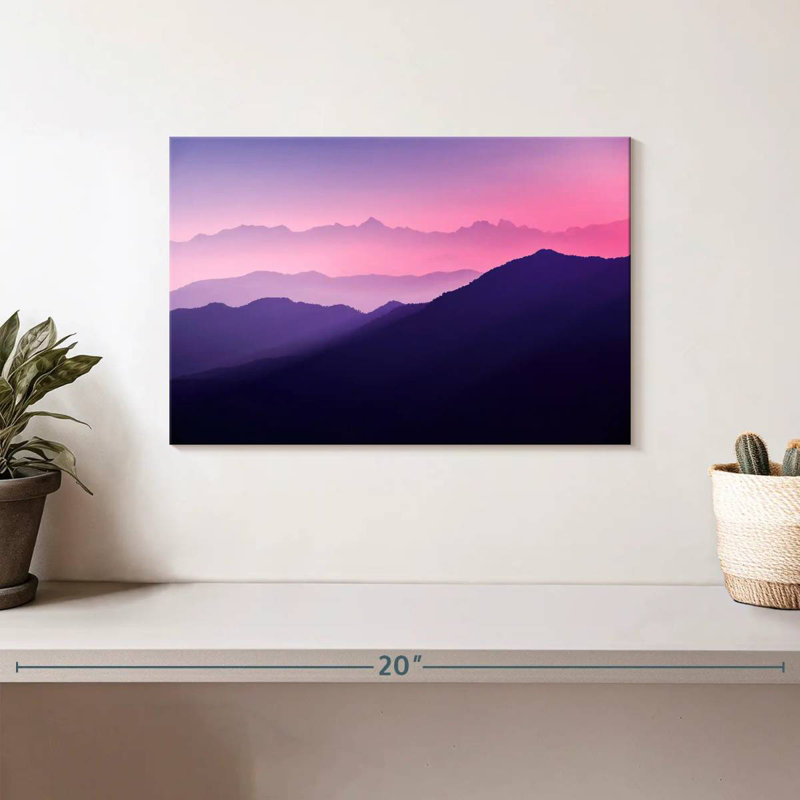Gradient Mountain, 8" H x 12" W