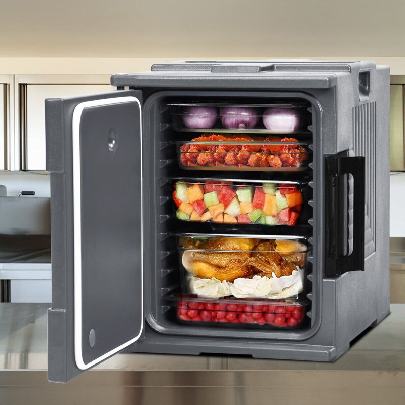 Portable Insulated Food Pan Carrier 90L, Grey
