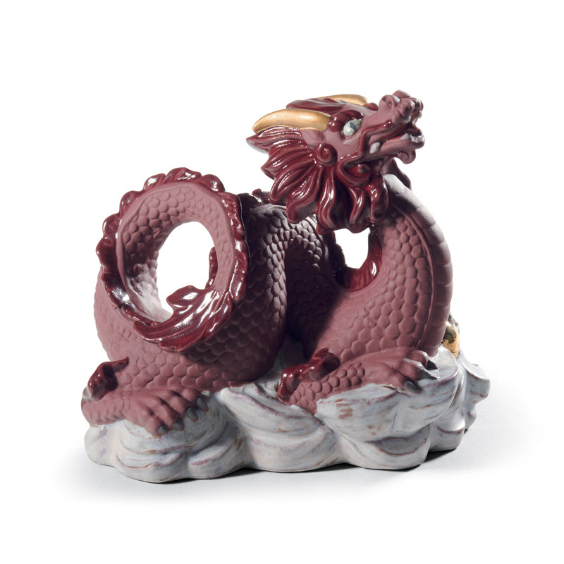 Chinese Zodiac the Dragon Figurine, Red