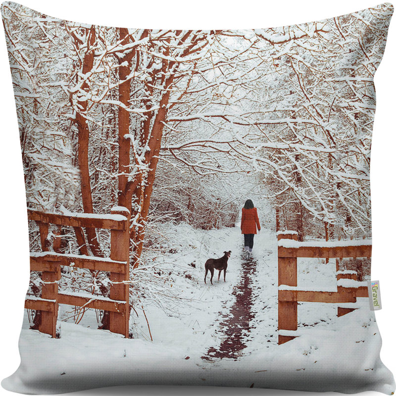 Housse et insert de coussin carré en mélange de coton Fordyce