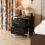 Table de chevet 2 tiroirs Hartwig-993763476